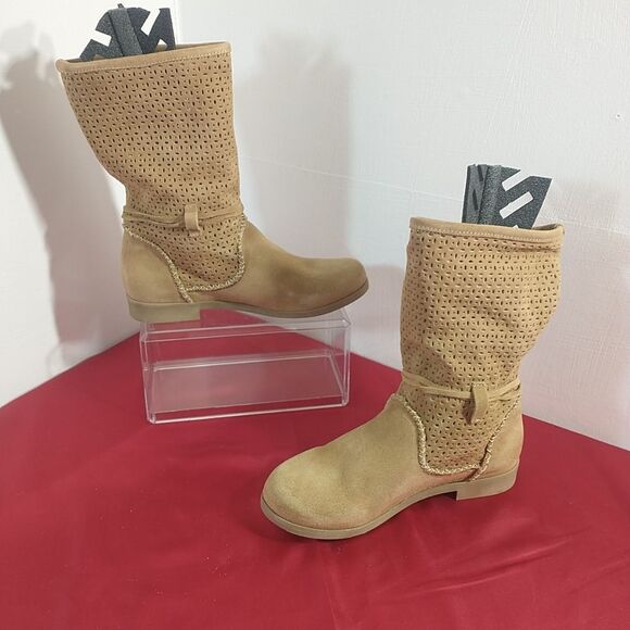 Coolway Tan Ankle Boots Women’s Size 37 US SZ 6. Condition is Pre-owned. - Picture 3 of 8